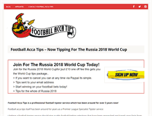 Tablet Screenshot of footballaccatips.com